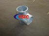 stainless steel reducing tee