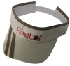 Washed cotton twill fabric sun visor