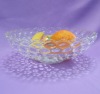 300mm Dia. Glass fruit plate / bowl