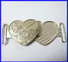 hot sale heart shape belt buckle parts