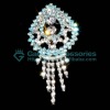 cheap costume rhinestone brooch for wedding invitation