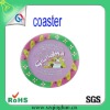 promotional fashion custom pvc coaster for home decoration