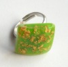 2011 Fashion hot sale good-looking resin ring RBT48