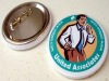 2012 popular promotional gift tinplate badge button