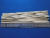 disposable round natural bamboo BBQ sticks OEM available