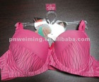 hot selling bra panty model in pinck color