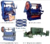 Expanded plate mesh machine