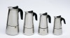 High quality 2Cup/4Cup/6cup stainless steel espresso coffee maker