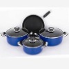 7pcs aluminium non-stick cookware set, cookware sets