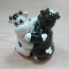 White and Black Milk Cows Salt and Pepper Shakers