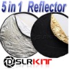 110cm 43" 5-in-1 Light Mulit Collapsible disc Reflector