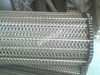 woven wire conveyor belt with flight