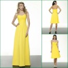 JB0180 Sweeteart Empire Waist Elegant Long Yellow Bridesmaid Dresses