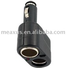 1to2 Car Charger Hubs double car charger Socket For PDA mobile phone iphone smart phone GPS