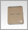 Kraft Cover Spiral Notebook