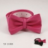 Decorative Women's Leather Belt with Big Bow Tie