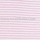 100% combed cotton yarn dyed interlock fabric