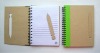 eco friendly notebook with ballpen