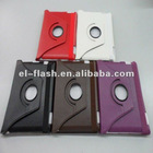 Hot sale rotate 360 leather case for ipad