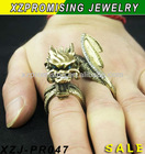 Punk Unisex Wedding Crystal Victorian Style Animal Dragon Ring