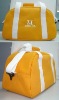 travel bag/advertisement bag yellow color with embroidery