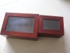 glass lid wooden gift box(wooden gifi box/wine packaging,wacth box)made of paulownia