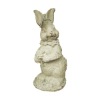 Garden Animal Decoration, Bunny with flower, Rabbit Statue