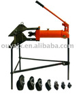 10T three legs hydraulic pipe bender with various shoes