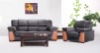 european furniture italian genuine leather sofa wooden frame