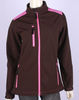 woven stretchy TPU film bonded softshell jackets with contrast trim moisture breathable