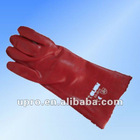 RED PVC GLOVES