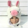 Stuffed pig hat(YE1041P)