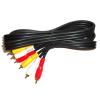 3RCA to 3RCA M/M Audio Video AV cable