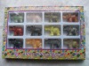 Gemstone Carving Eelephant Assorted Colors