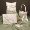 Organza Yarn Grace Wedding Decoration /ivory wedding accessory/2011 Grace wedding ring pillow set/wedding collection