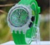 promotion sales cheap mirror led silicone watch for Christmas gift