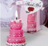 Candle for wedding gift