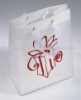 promotional bag with ribbon handle