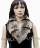 Collar-F12 Genuine Detachable Fox Fur Collar