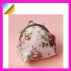 rose flower cotton coin purse