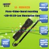 LED Flashlight Audio and Video Recording 2MP HD Digtal Camera PC CAM Low Illumination Cam IR LED Flashlight Camera MDS6822B