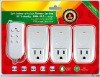 3ch intelligent wireless plug in remote control (ZABP-3)