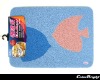 colorful anti slip bath mat