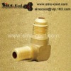 two way elbow metric brass fittings