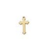 4919aa ABS material gold plated fashion cross pendant