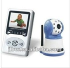 wireless baby monitor Night vision with 2.4"LCD display,100M distance digital signal support zoom 2-way speak and wireless kit