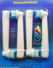 4 soft electrical bristle toothbrush heads in blister pack