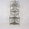 wrought iron corner shelf