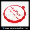 New design customed silicone label for fashion jeans