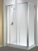 Aluminum framed shower bathroom , tempered shower room made by flat glass ,Stainless steel Shower Door Handles